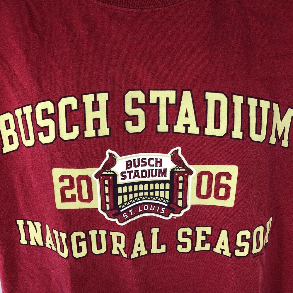 St Louis Cardinals 2006 Inaugural Season Shirt Busch Stadium XL Gear For Sports - Picture 2 of 11